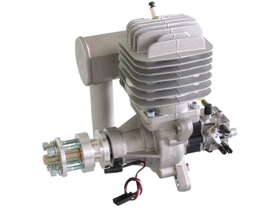 DLE 55 with ignition and muffler